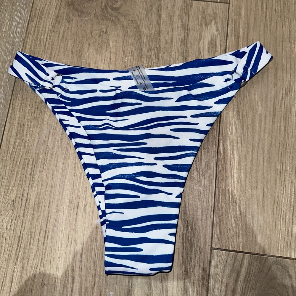 shein zebra print bikini bottoms